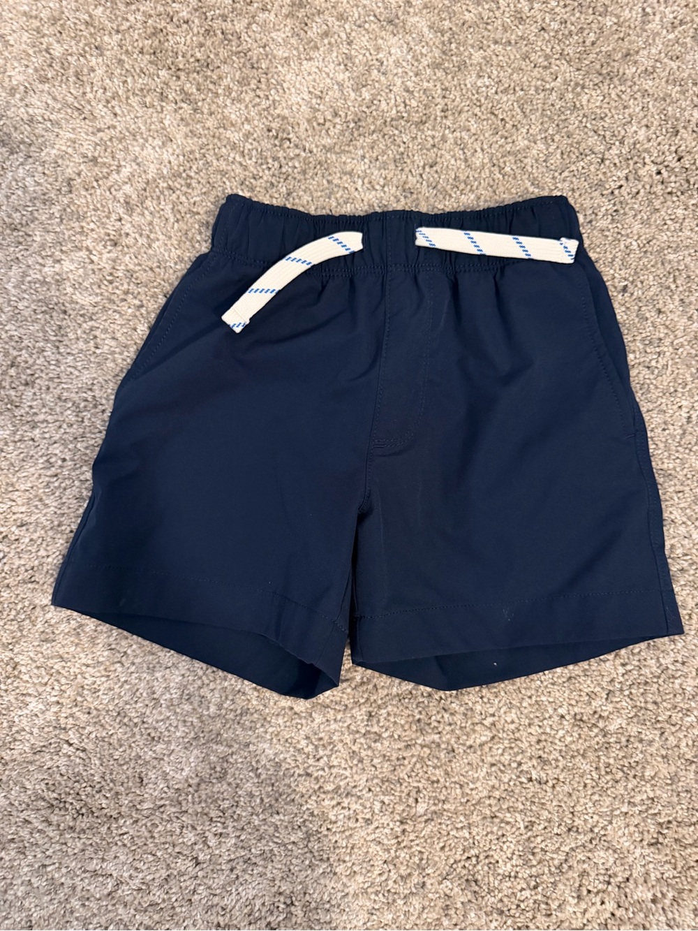 Crewcuts Navy Shorts with White Drawcord